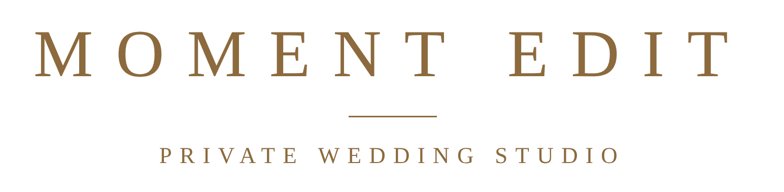 MOMENT EDIT — Private Wedding Studio